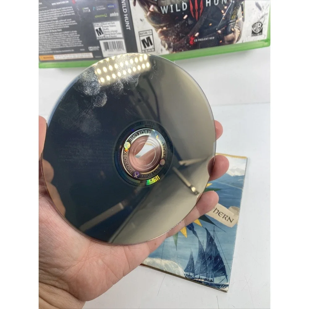 The Witcher: Wild‎ Hunt Xbox One Microsoft, XB1, Tested, Map Inside, Excellent!!